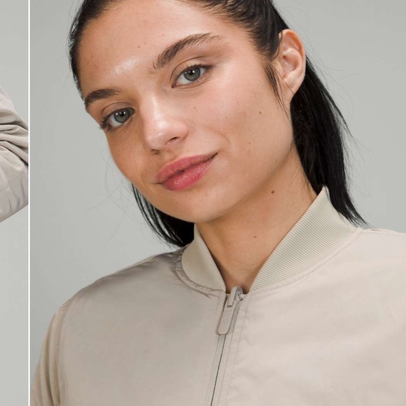 Lululemon Non-Stop Cotton Bomber Jacket reversible, never worn - Picture 5 of 7